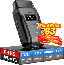 XTOOL A30D V2.0 Wireless OBD2 Scanner Bidirectional Full System Diagnostic Tool