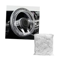 Disposable Steering Wheel Covers, Transparent Steering Wheels Protector 50 PCS