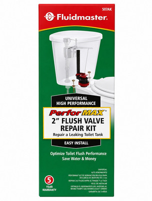 Fluidmaster PerforMAX 507AK 2 in Flush Valve Repair Kit Flapper Microban