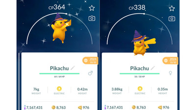  Shiny (Schillernd) Pikachu Witch Hat Pokemon GO  Registered Only