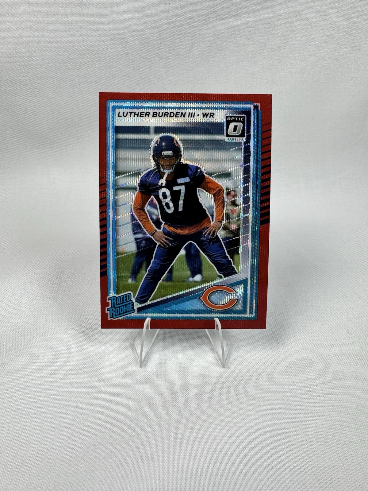 2025 Panini Donruss - Rated Rookie Luther Burden Optic Preview Red Wave #4507