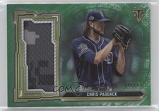 2020 Topps Triple Threads Single Jumbo Relics Emerald 18/18 Chris Paddack ll2