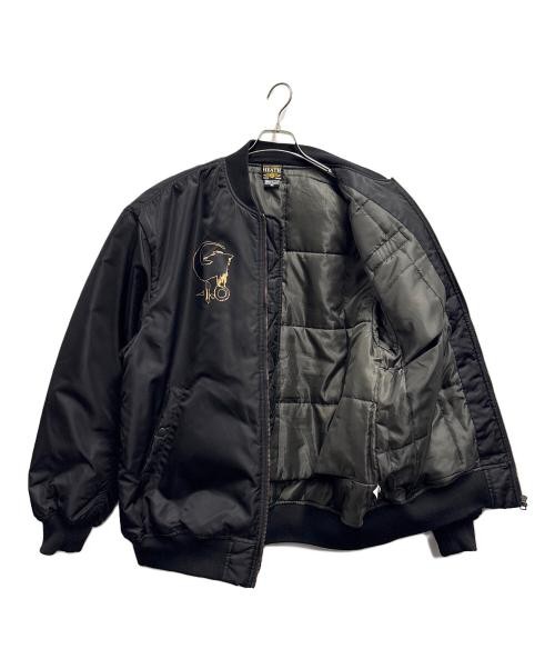 ジャケット・アウター diesel black gold ninja ma-1 HEATH Godzilla MA-1 Bomber Jacket Adult Mens Black Pre-Owned Size