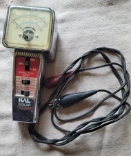 VINTAGE KAL-EQUIP CO.  R-11 DWELL METER/TACH/POINTS TESTER 6/8 Cylinder TESTED