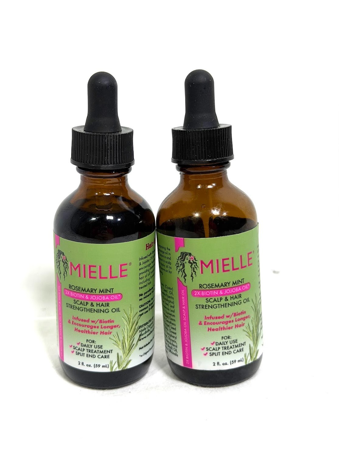 Mielle Rosemary Mint Scalp & Hair Strengthening Oil 2oz (1.5 Bottles)