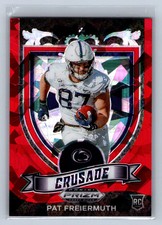 2021 Panini Prizm Draft Picks Crusade Pat Freiermuth Red Ice #173