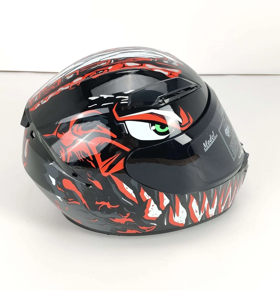 CASCO GoolRC negro/rojo para motocicleta (L) - Imagen 3 de 4