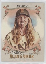 2021 Topps Allen & Ginter's Alyssa Nakken #285 0u0k