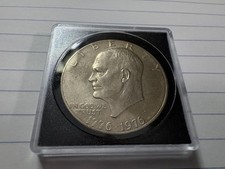 One Dollar 1776-1976 (NO MINT MARK) Eisenhower Liberty Bell Moon Coin