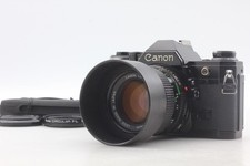 W/hood  MINT  Canon AE-1 35mm SLR Film Camera body New FD 50mm f1.4 lens JAPAN