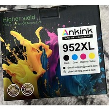 4-Pack 952XL 952 XL Ink Cartridges for HP OfficeJet Pro 8210 7740 8210 8715