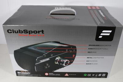 Fanatec ClubSport Wheel Base V2.5 – Belt Driven Racing Simulator