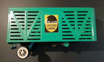 Lojo Toys Livestock Carrier Trailer #250 - Vintage Metal Toy Truck