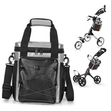Insulated Golf Cart Cooler, 12-Can Leakproof Soft Cooler Bag Suitable for Golf