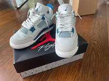 Nike Air Jordan 4 Retro Off White/ Military Blue EU 44,5