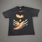 VTG 00’s Marvel Mad Engine X-Men Logan Wolverine Claws Black Men's T-Shirt Sz XL