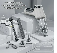 Juyafio Cordless Car Vacuum Cleaner 120W/12000PA Powerful Multifunctional
