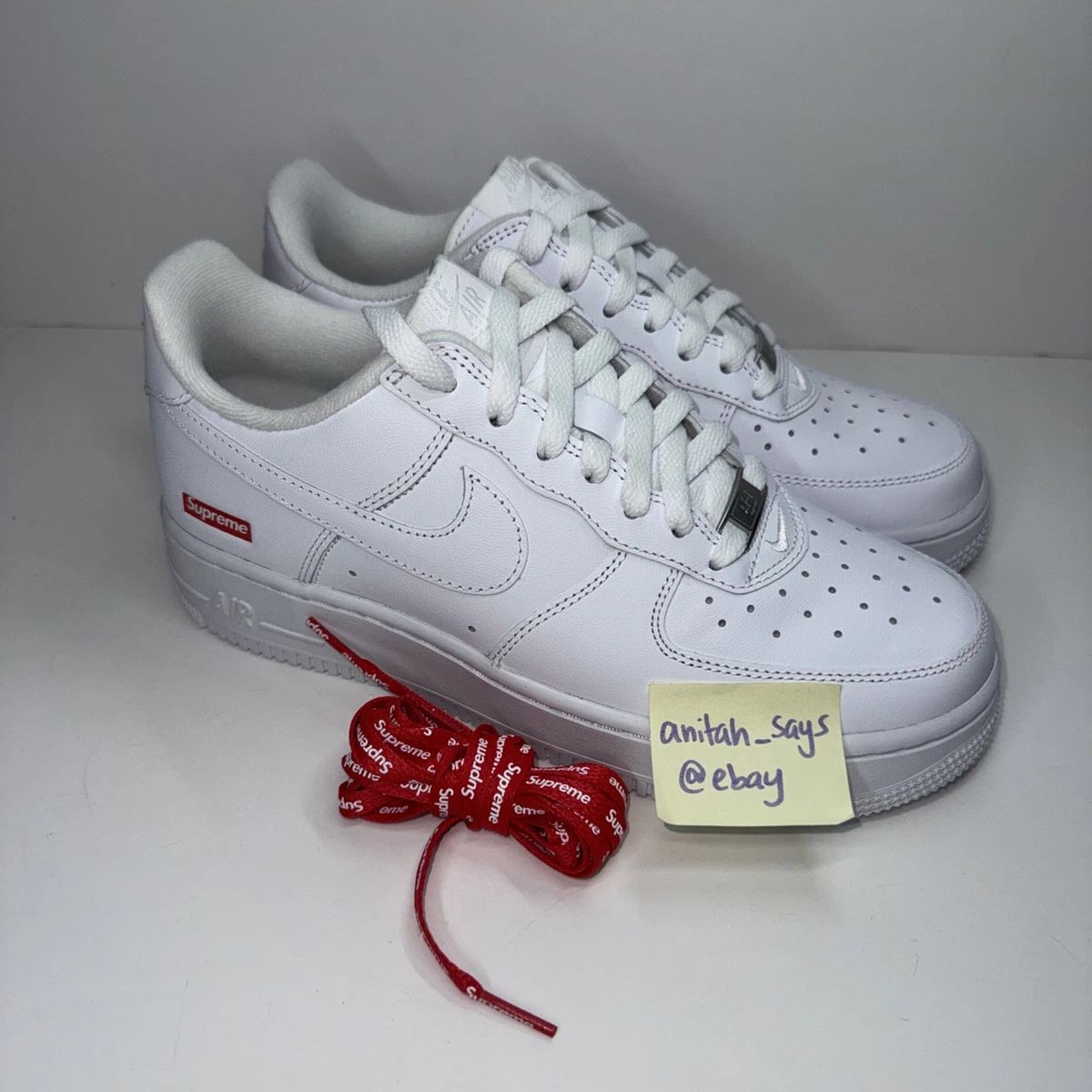Las mejores ofertas en Nike Air Force 1 x Supreme Low Box Logo