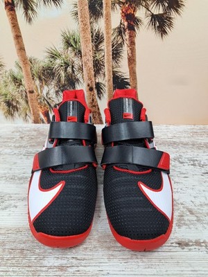 Nike Romaleos 4 Weightlifting Gym Lifting Shoes Black Red Men's