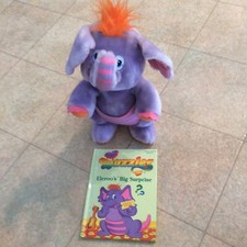 VINTAGE PLUSH 1984 WUZZLES ELEROO S BIG SURPRISE WITH BOOK