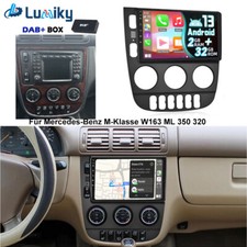 2+32GB Android Carplay Autoradio Für Mercedes-Benz M-Klasse W163 ML 350 GPS +DAB 2+32GB Android Carplay Autoradio Für Mercedes-Benz M-Klasse W163 ML 350 GPS +DAB