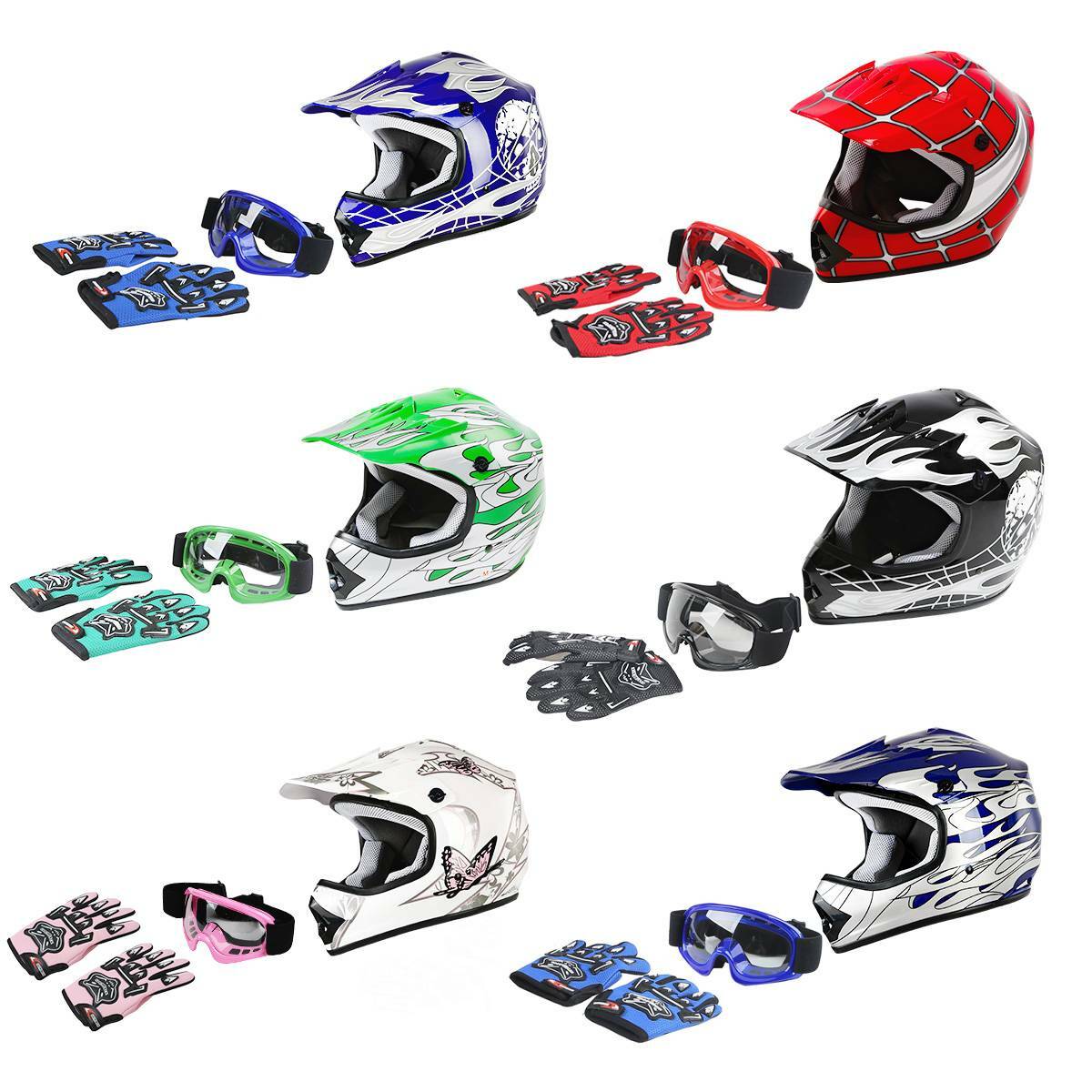 Youth Atv Helmet Size WOW Youth Kids Motocross Helmet BMX MX ATV Dirt