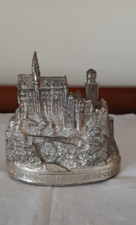 Schloss Neuschwanstein Castle: Vintage Metal Souvenir Building German Coin Bank