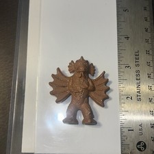 Diener Winged Amphibian Space Raider Alien Creature Brown Vintage Eraser Figure