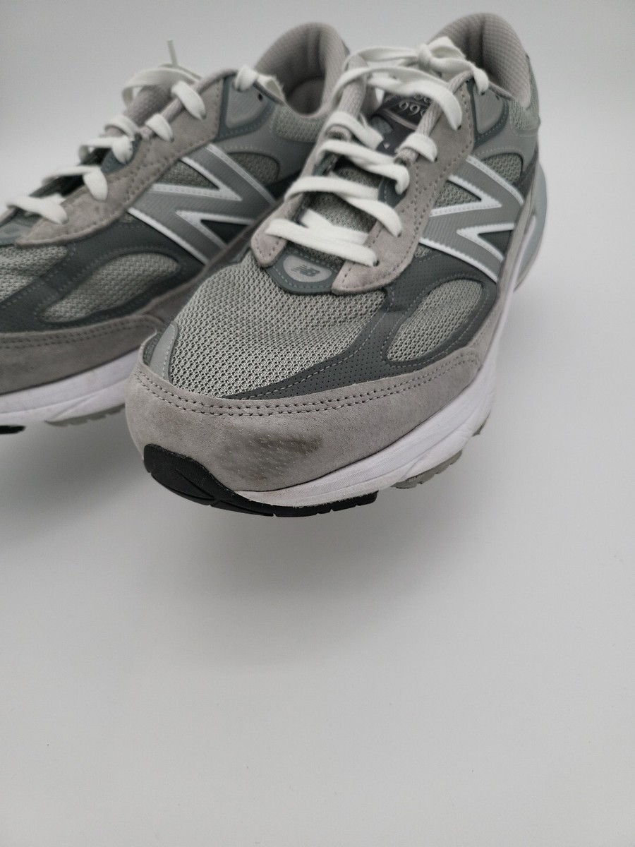 New Balance Shoe 990 V6 Mens 11 4E WIDE Gray Made In USA Running 
