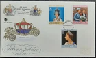 (JER-205) JERSEY 1977 Queens Silver Jubilee 1952-1977 FDC (Unaddressed )