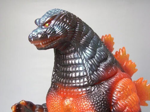 Giant Godzilla 1995 DesuGoji Marmit Orange Molding Burning Hyper