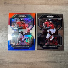 Josh Donaldson Red White Blue Prizm Parallel Base 2022 Prizm Baseball