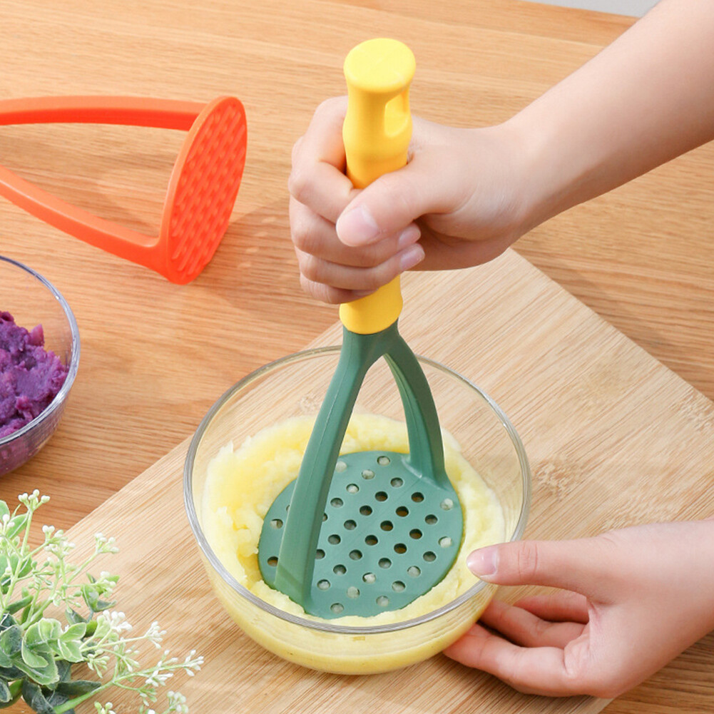 Manual Potato Masher Plastic Potatoes Masher Ergonomic Handle for Home