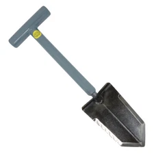 Lesche Mini Sampson 18" T-Handle Metal Detector Shovel with Serrated Blade