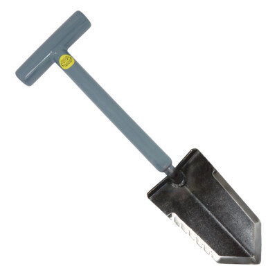 Lesche Mini Sampson 18'' T-Handle Metal Detector Shovel with Serrated Blade