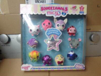 SQUEEZAMALS MICRO ( SERIES 3) 11PIECE SET SCENTED WATERMELON EXCLUSIVE CHARACTER