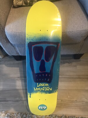 FLIP SKATEBOARDS Lance Mountain Pro Model Vato Block Yellow 8.75 x 31.88 deck