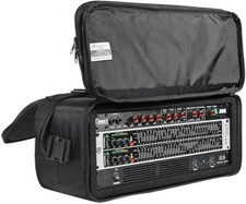 Rockville 4U Rack Bag Double-Sided Case with 12" Depth  Shoulder Strap RRB40 