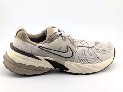 Nike Womens Size 9.5 V2K Run Sneaker Custom Color Ivory /Tan Casual Shoes IB1980