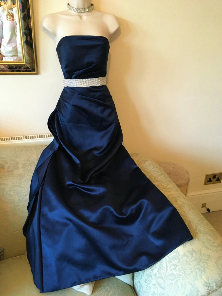 Evening gown midnight blue cheap