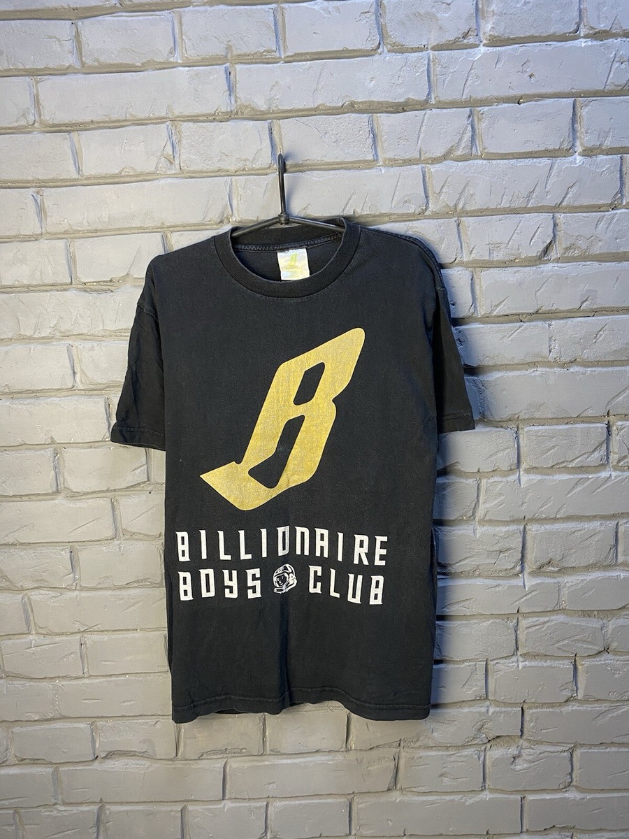 billionaire boys club Vintage Rare T-shirt Made In USA Big Logo | eBay