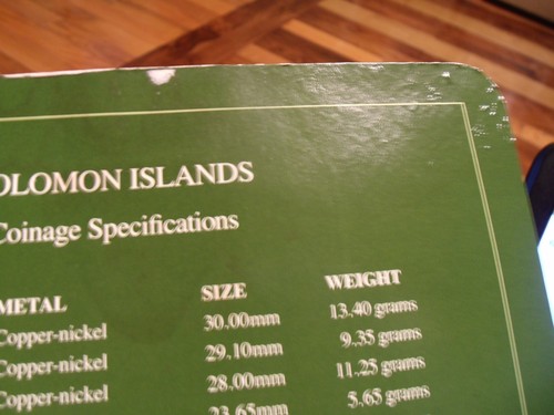 Coin sets of all Nations Solomon Islands 1977-1988 UNC 5 cents 1980FM(U) - Afbeelding 4 van 4