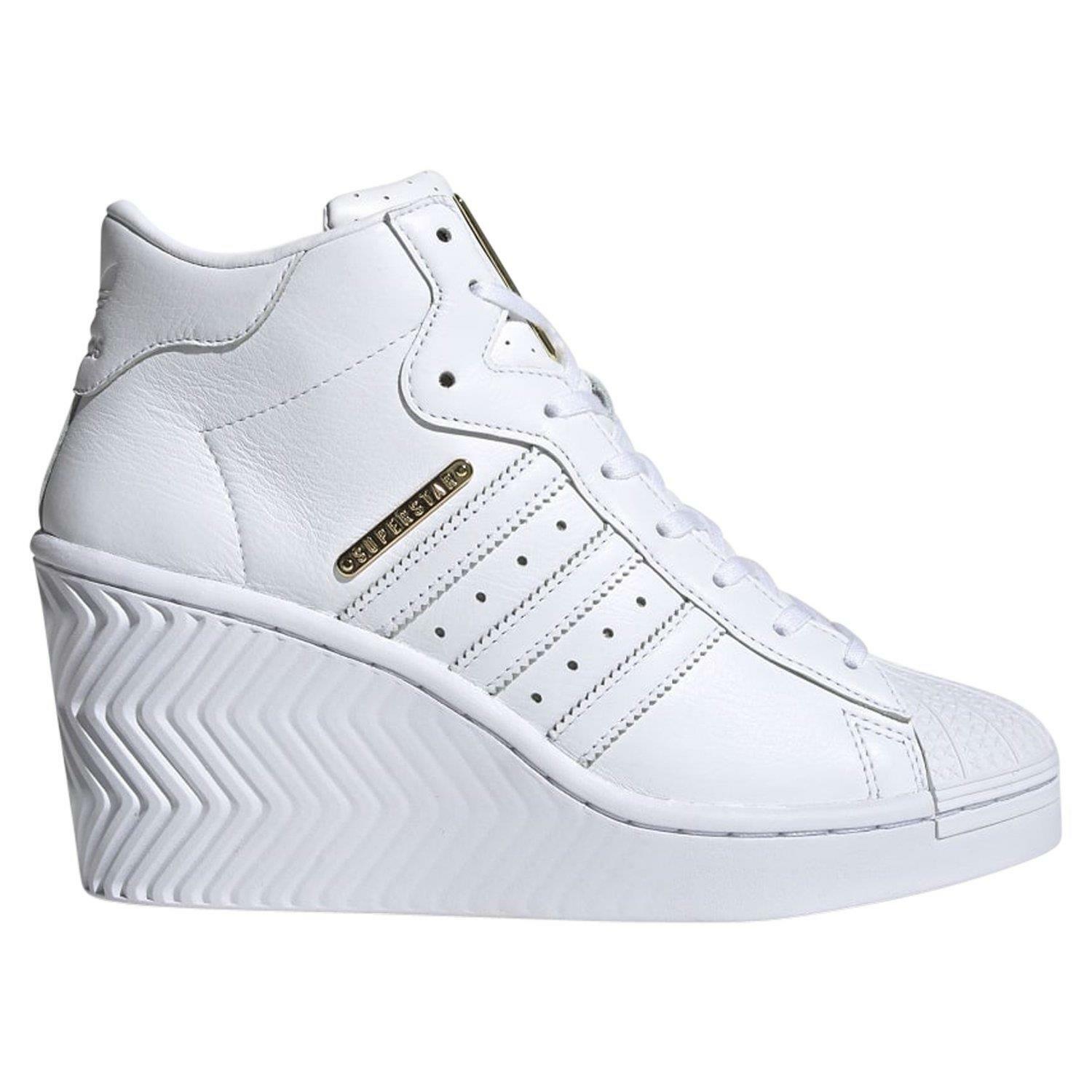 adidas ORIGINALS WOMEN\u0026#039;S SUPERSTAR ELLURE PLATFORM WHITE SHOES  TRAINERS SNEAKERS | eBay