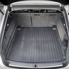 DriveDen Tailored Black Rubber Car Boot Liner for Audi A6 Avant C7 11-18 Dog Mat