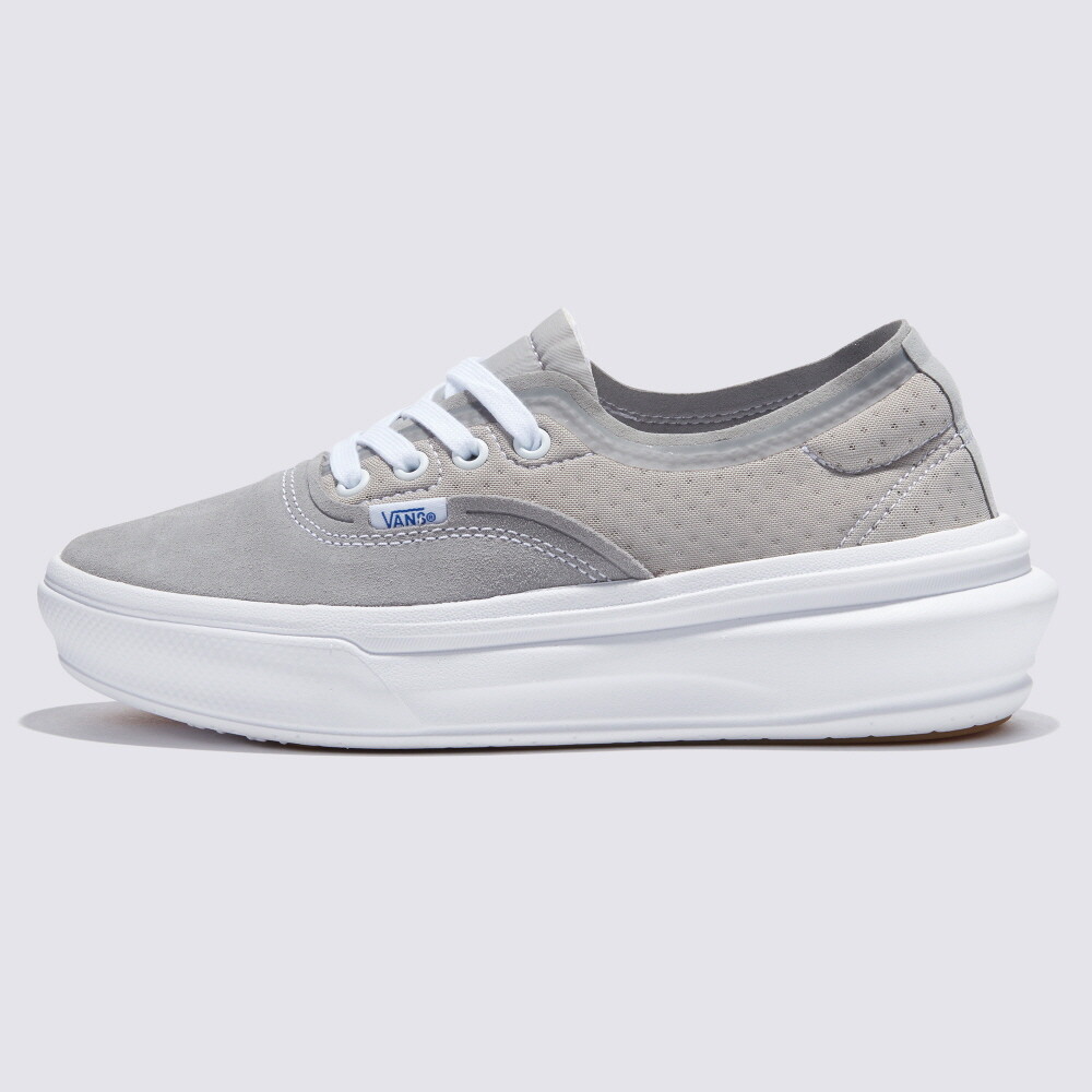 New Vans Authentic Overt CC Drizzle Grey Sneakers Platform