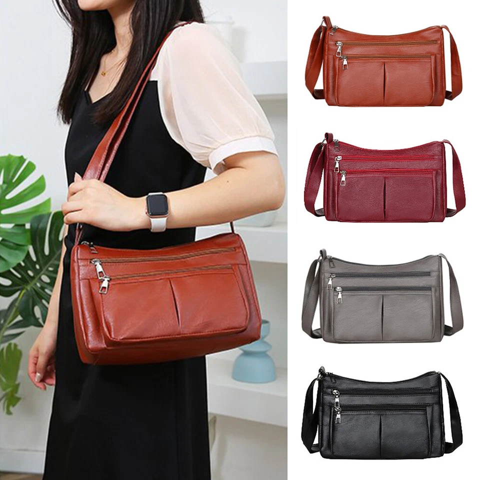 Damen-Umhängetaschen Handtasche Handy-Umhängetasche Geldbörse Pu-Leder Z - Bild 2 von 4