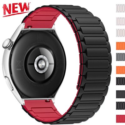 22mm Ersatz Armband Universal Magnet Silikon Loop Uhrenarmband Smartwatch Band