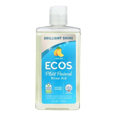 ECOS Dishwash Wave Jet Rinse Aid 8 oz (Pack of 3)