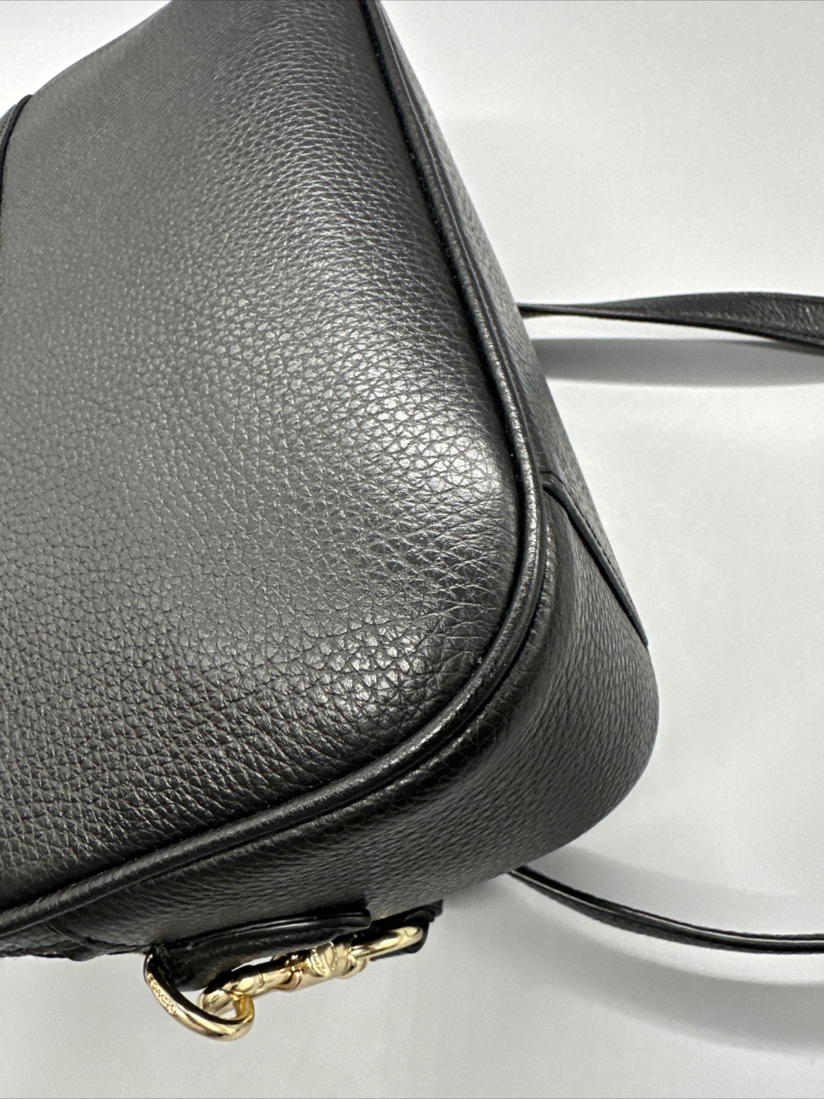 Coach F39856 Pebbled Leather Double Zip Jes Crossbody Bag Black eBay