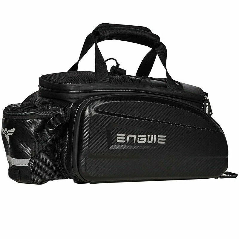 ENGWE Cuero Asiento de Bicicleta Alforja Bolsa Portabicicletas Impermeable Bolso de Hombro EE. UU. Foto 2 de 4